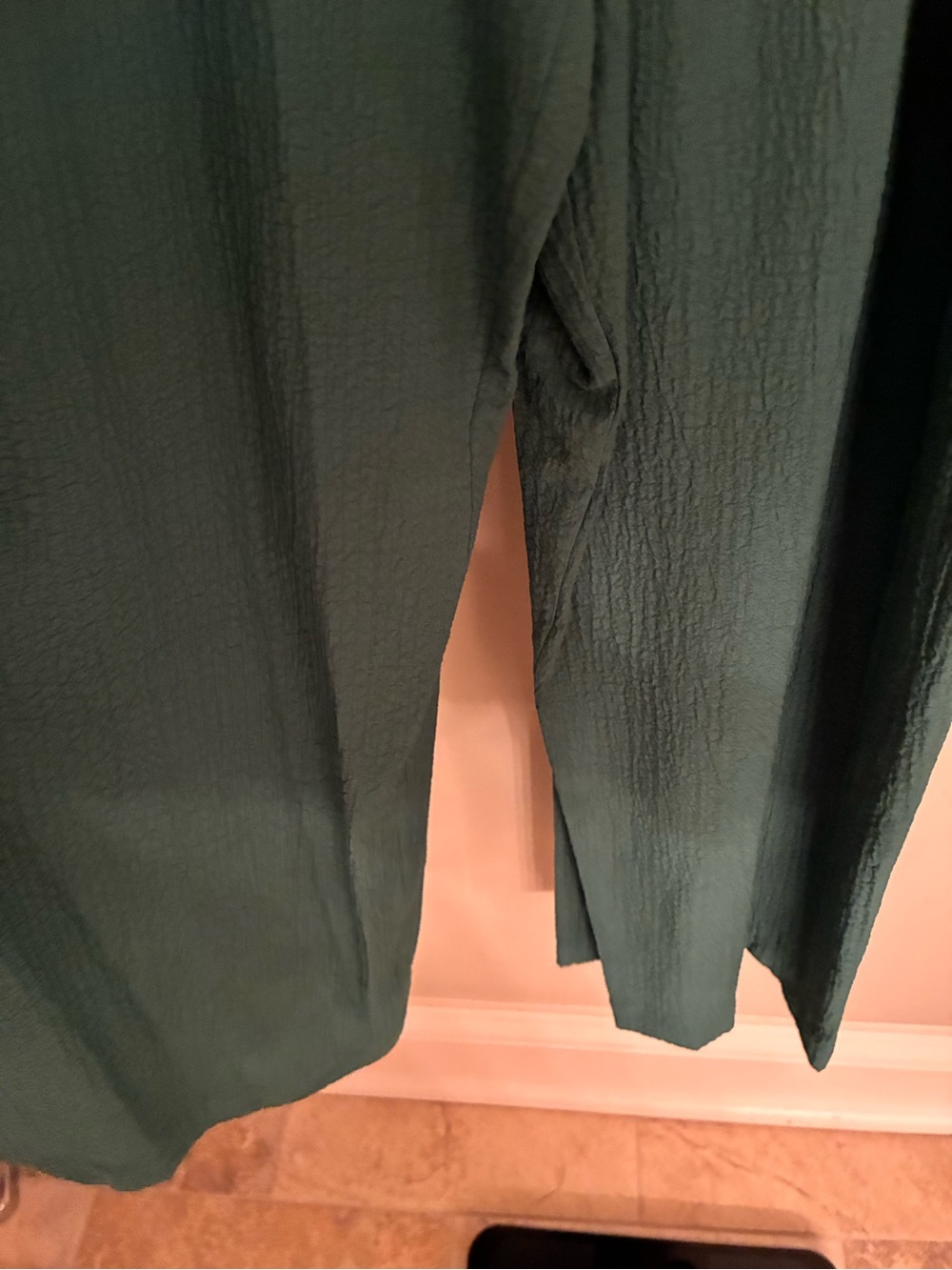 Calvin Klein Emerald Green Sleeveless Pleated Jumpsuit - Picture 2 of 9